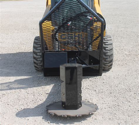 skid steer saw attachment|skid loader tree saw attachment.